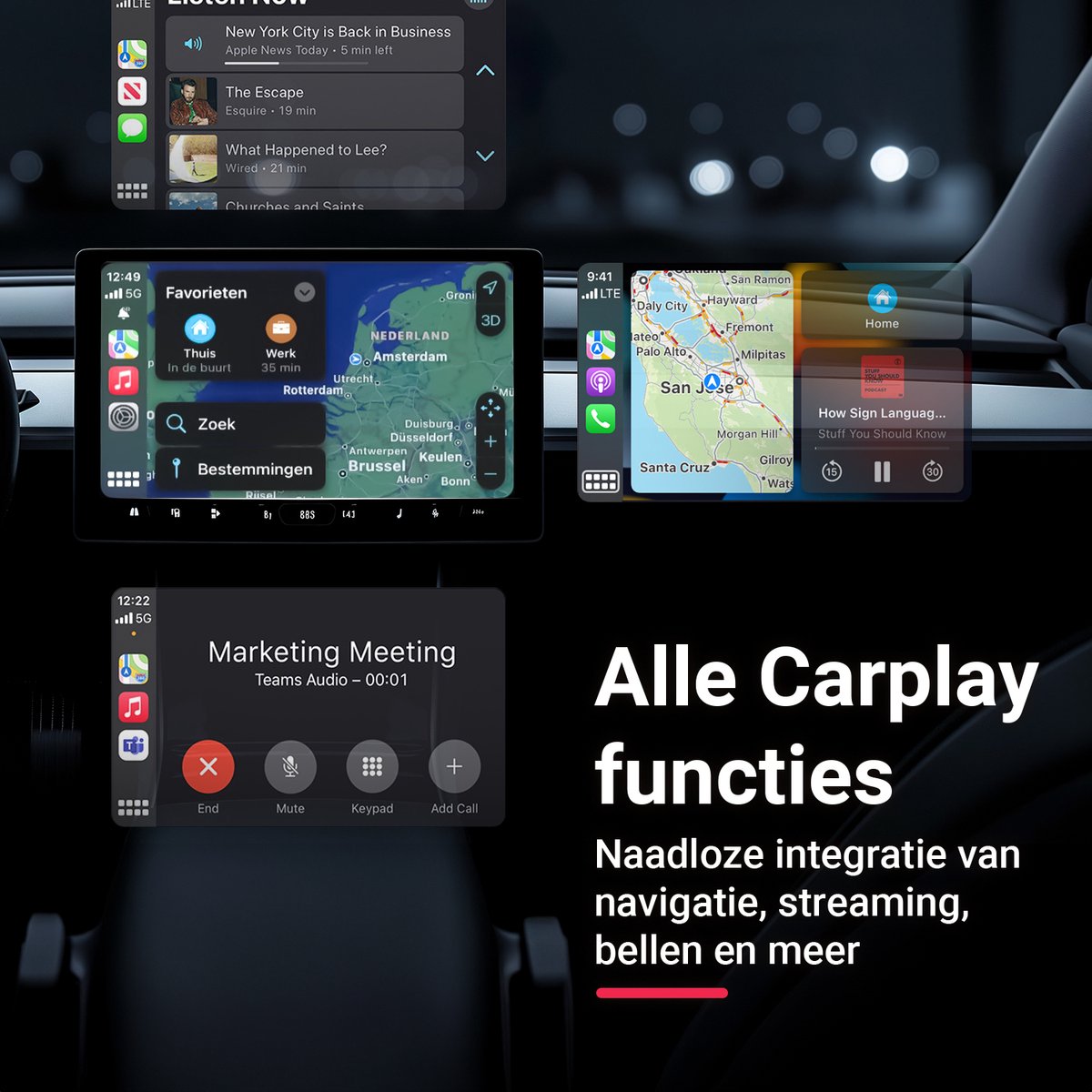 Luxury Apple Wireless Carplay