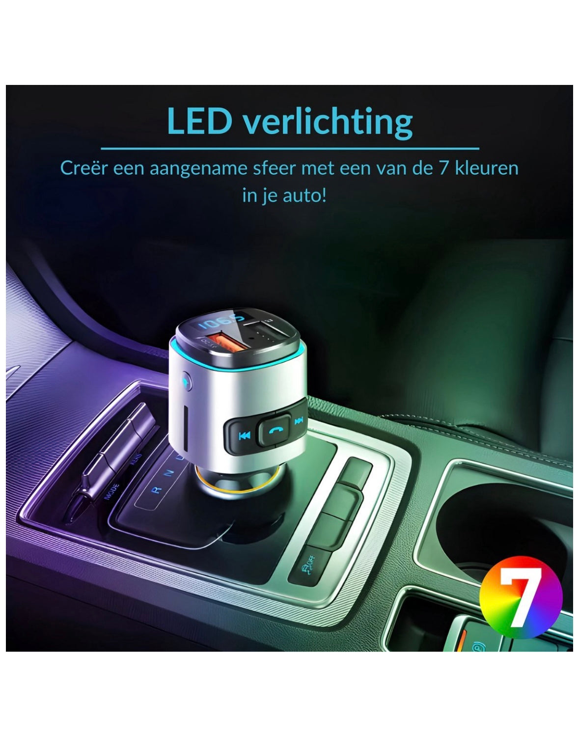 Sevenmoon® Bluetooth FM Transmitter