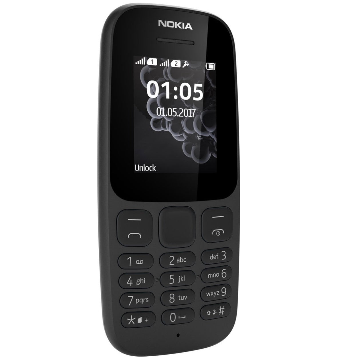 Nokia 105 Neo - 4MB - Black - Dual sim - 3G