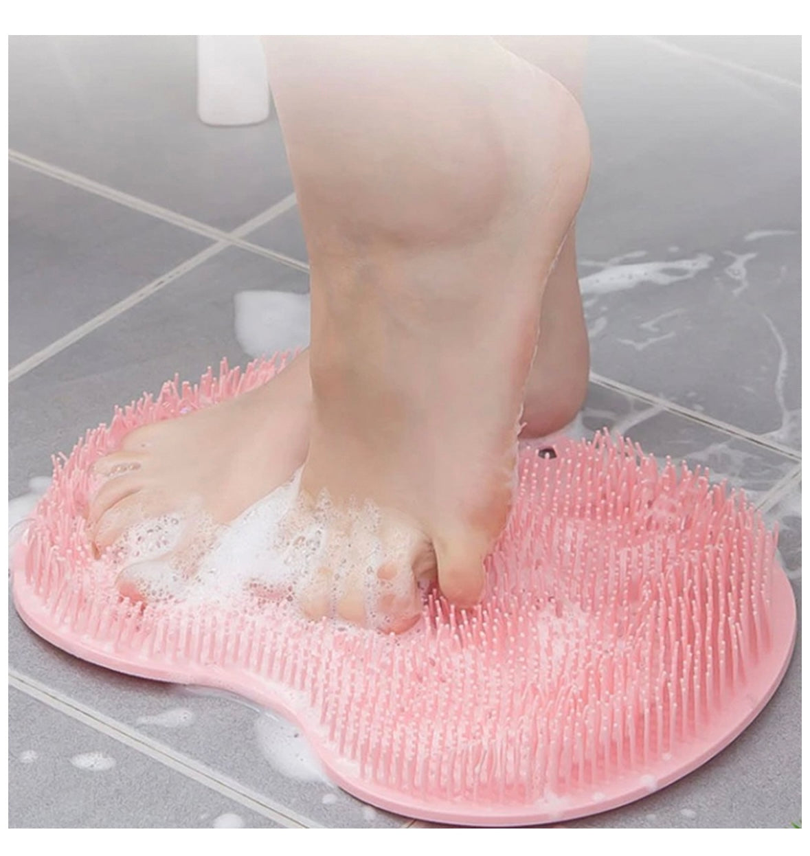 Shower massage mat - grey