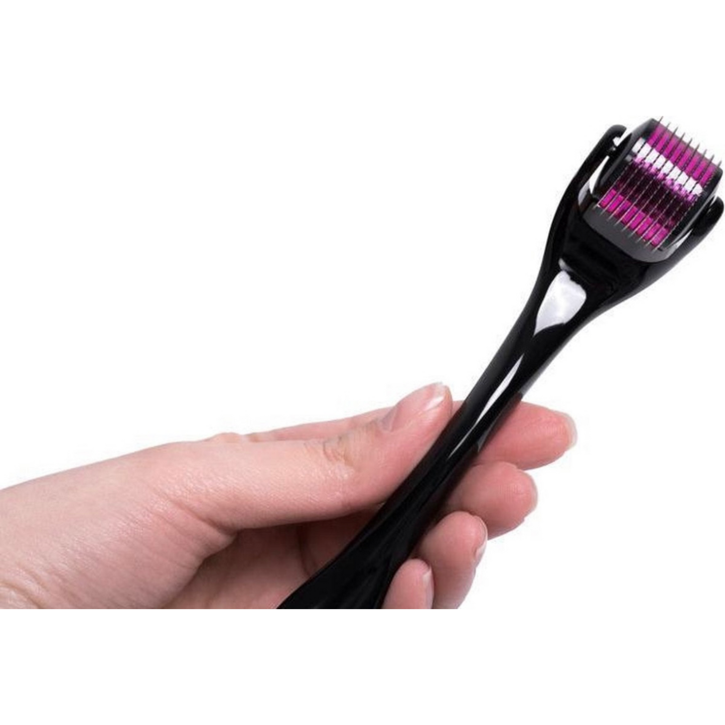 Neo hair lotion including dermaroller and shampoo brush 3 in 1