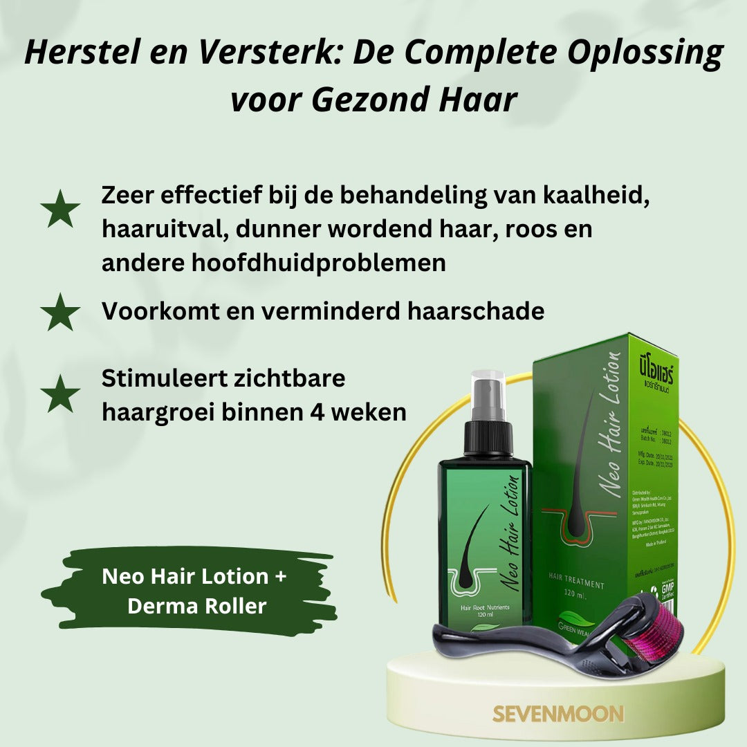 Green Wealth Neo Hair Lotion + Free Derma Roller