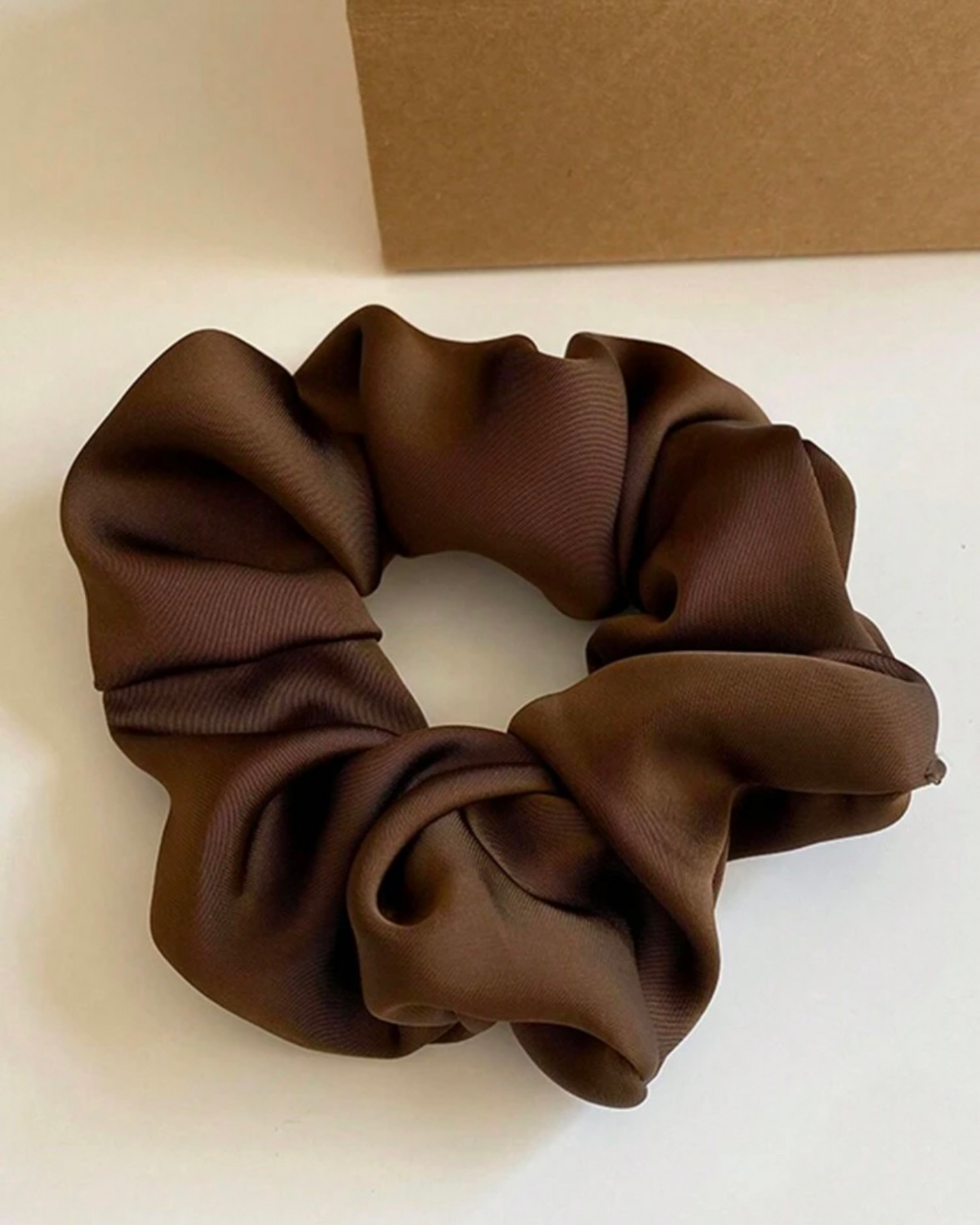 Satin hair scrunchie - 3 pieces