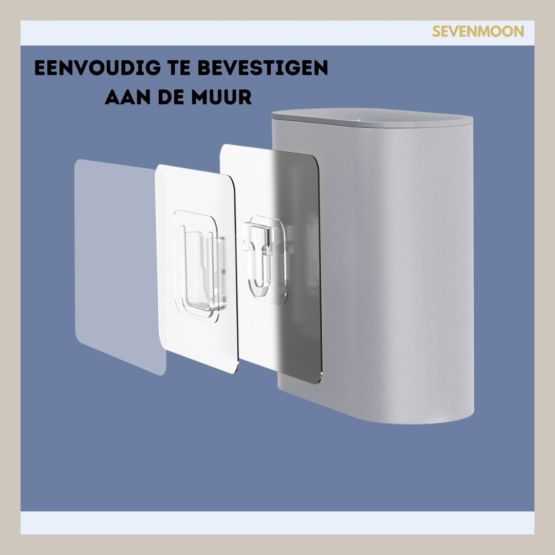 Sevenmoon® silicone toilet brush with holder