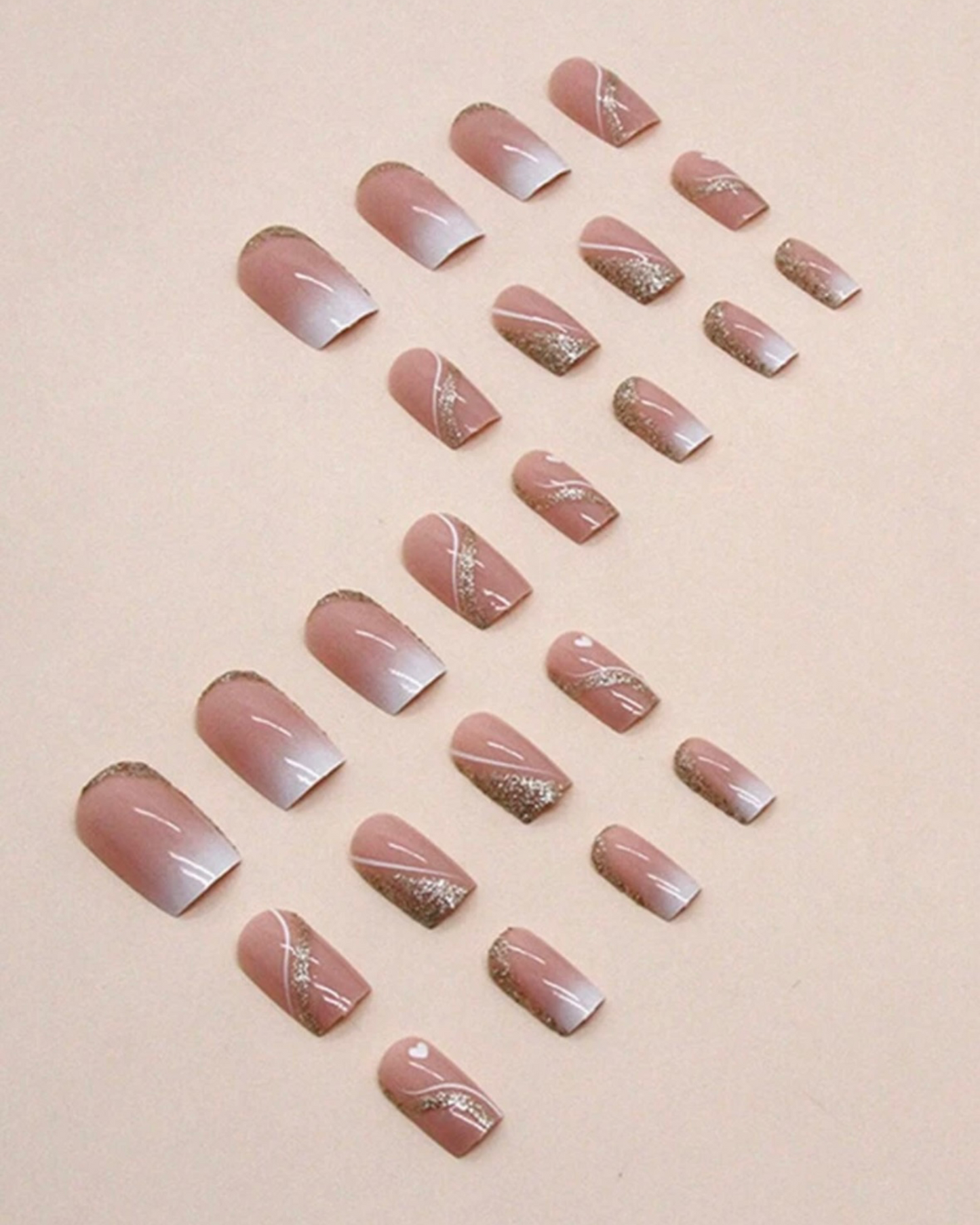 Fake Nails - 24 Pieces