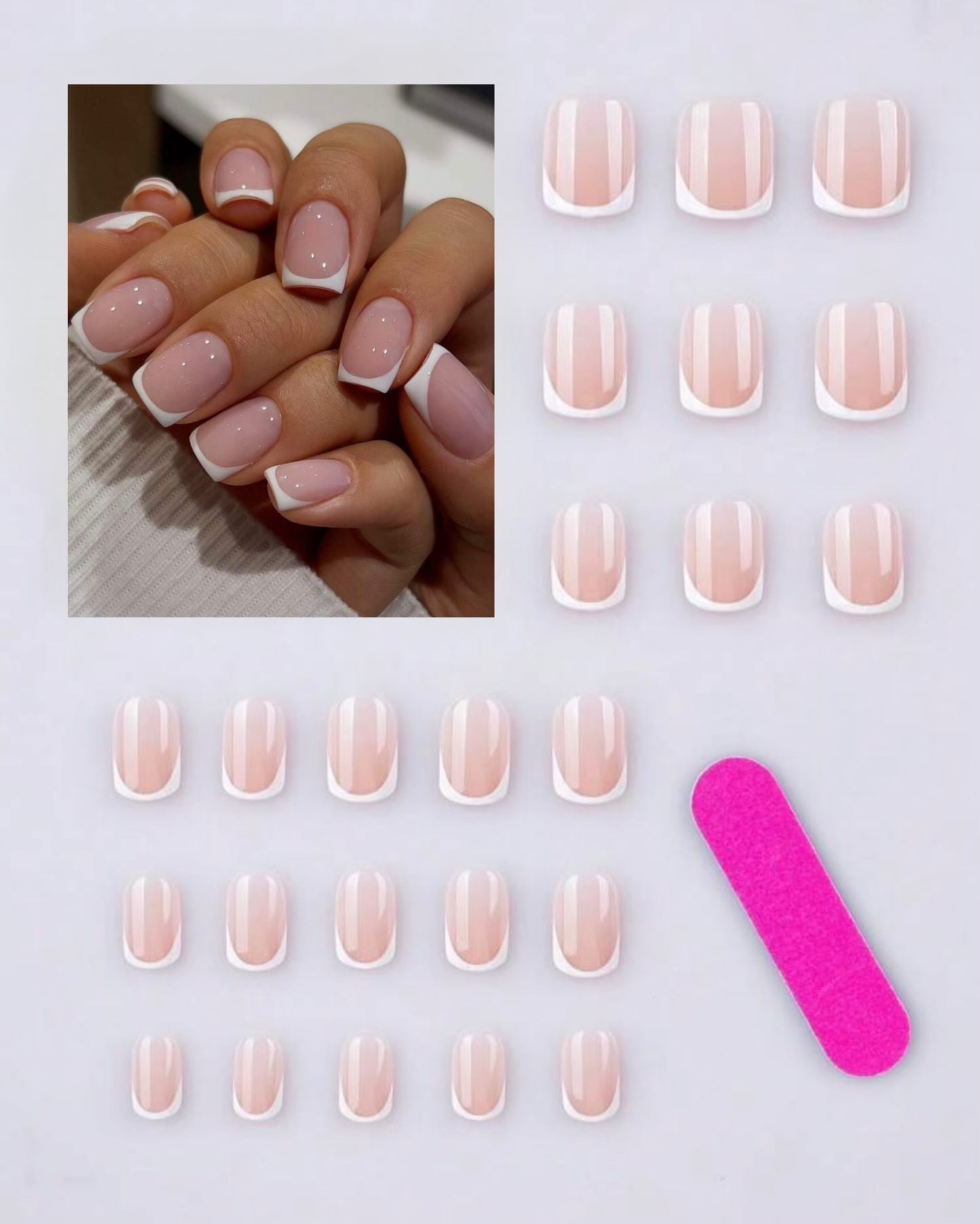 Fake Nails - 24 Pieces
