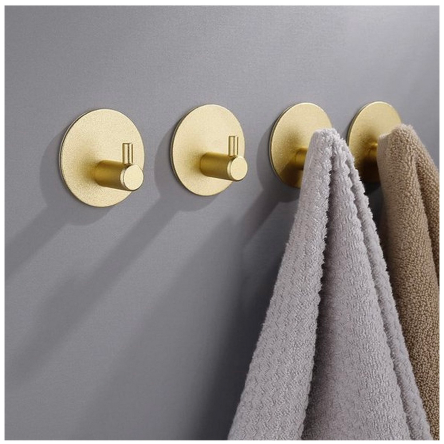 Towel Hooks Self Adhesive - Round