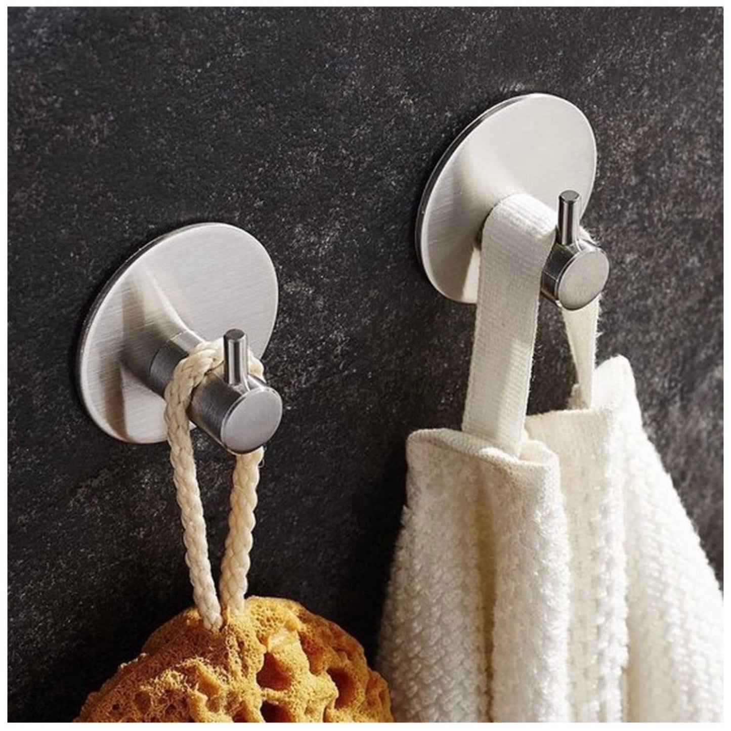 Towel Hooks Self Adhesive - Round