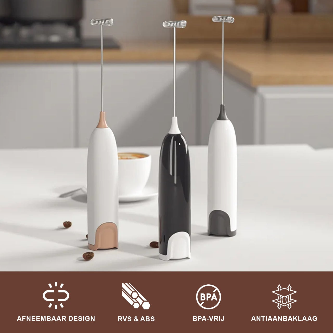 Sevenmoon® electric milk frother