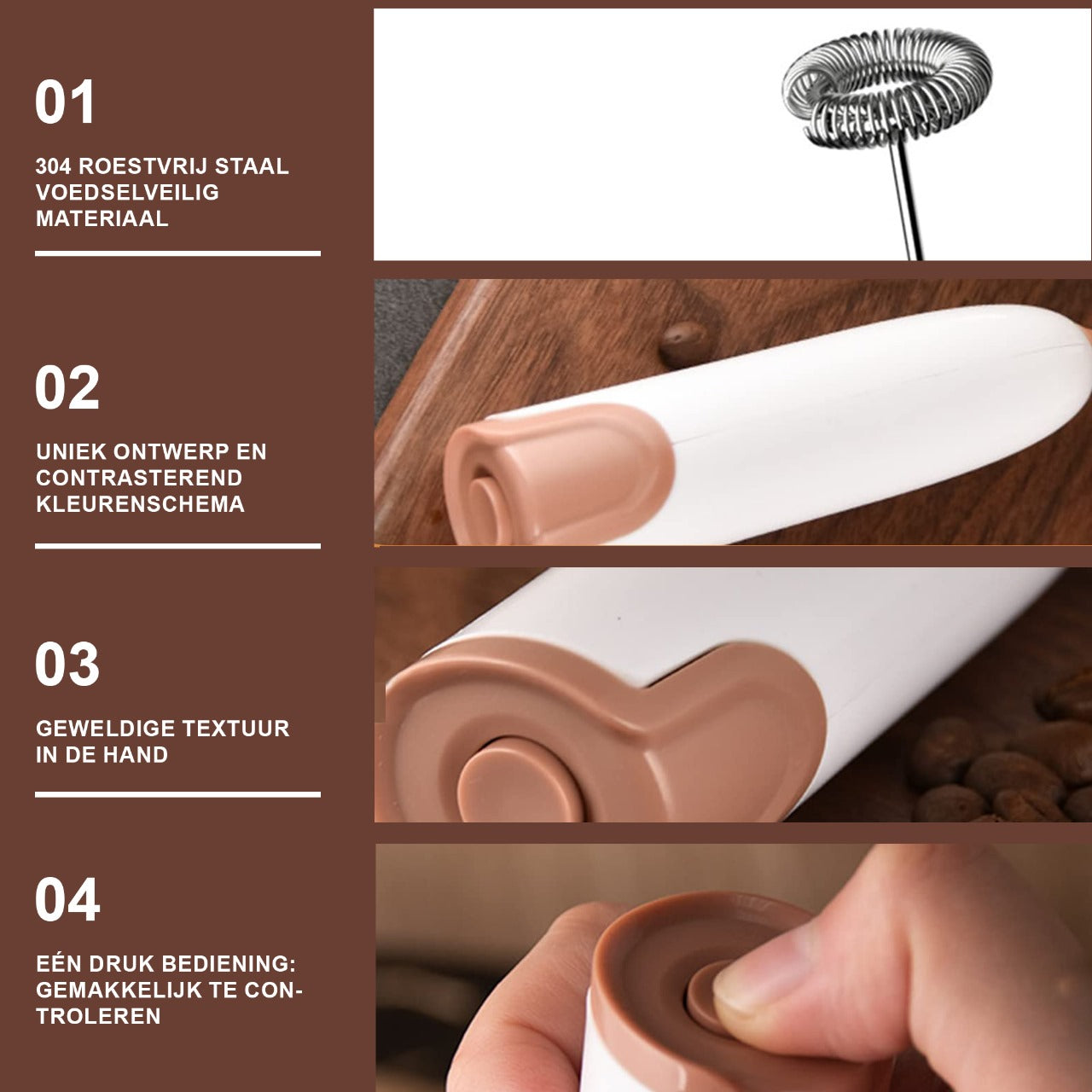 Sevenmoon® electric milk frother