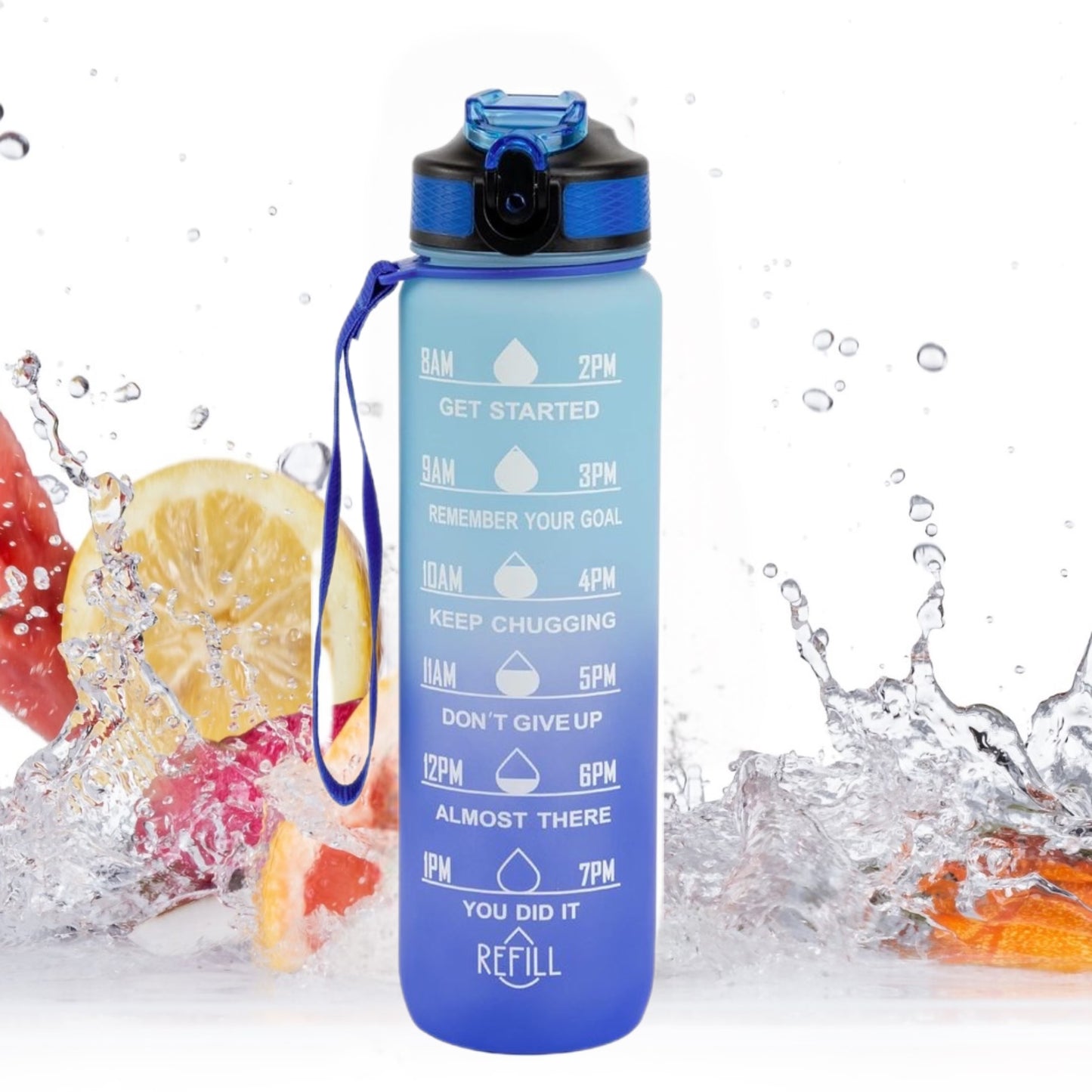 Sevenmoon® Motivatie Waterfles - 1 liter