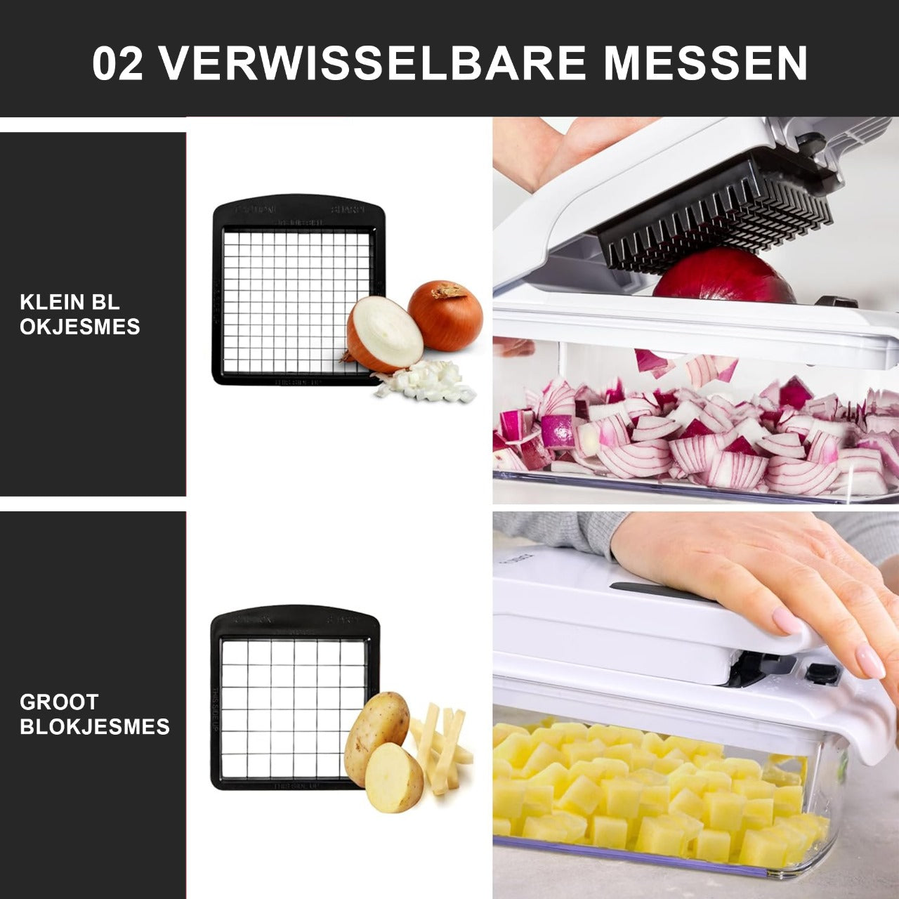 Multifunctionele groentesnijder 14 in 1