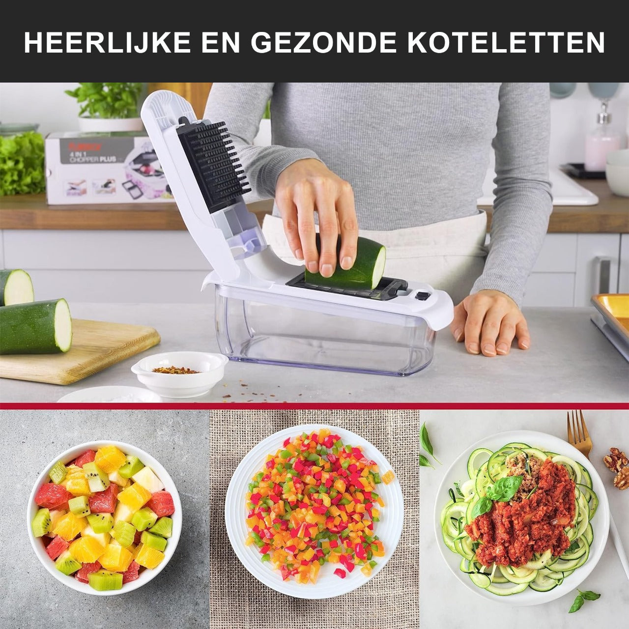 Multifunctionele groentesnijder 14 in 1