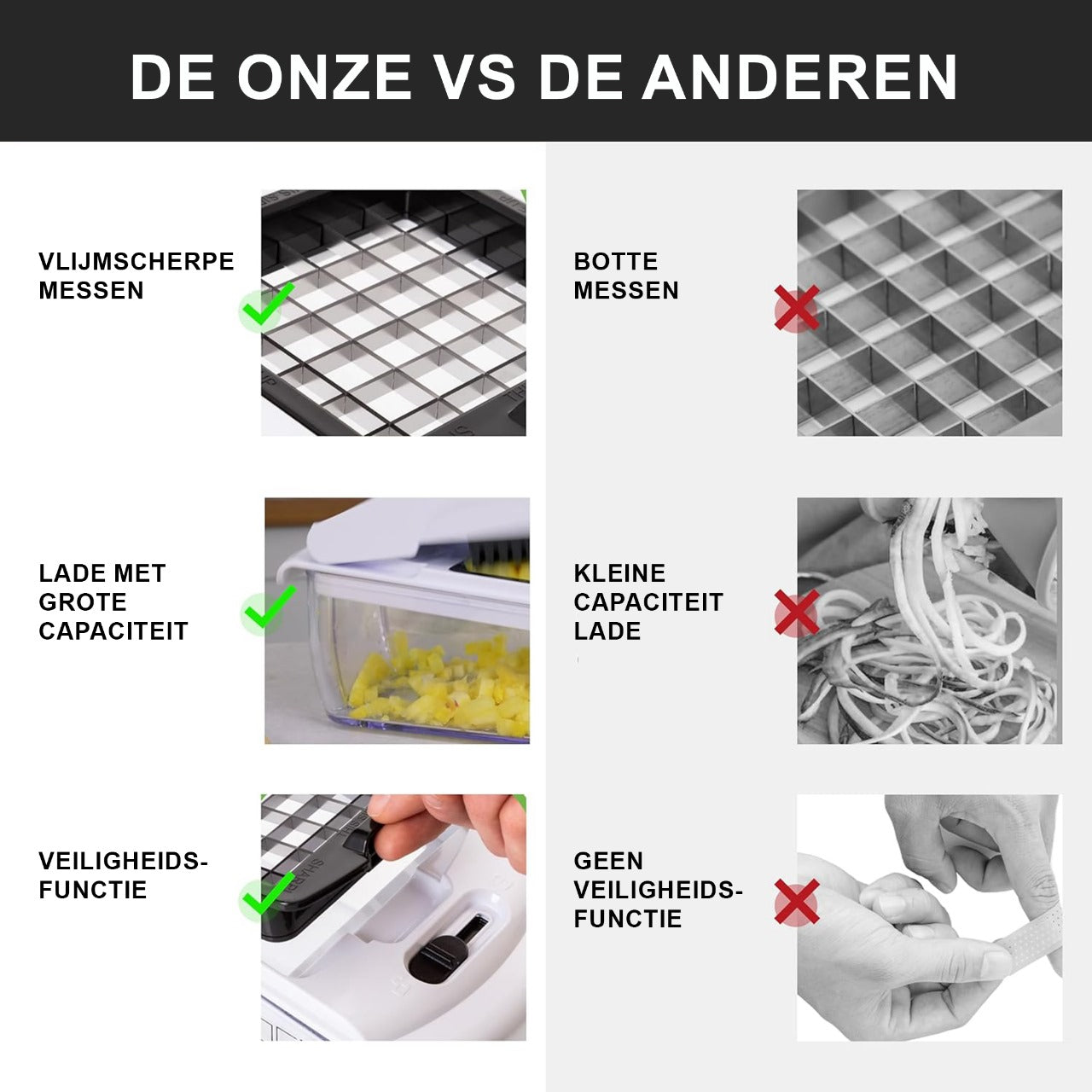 Multifunctionele groentesnijder 14 in 1