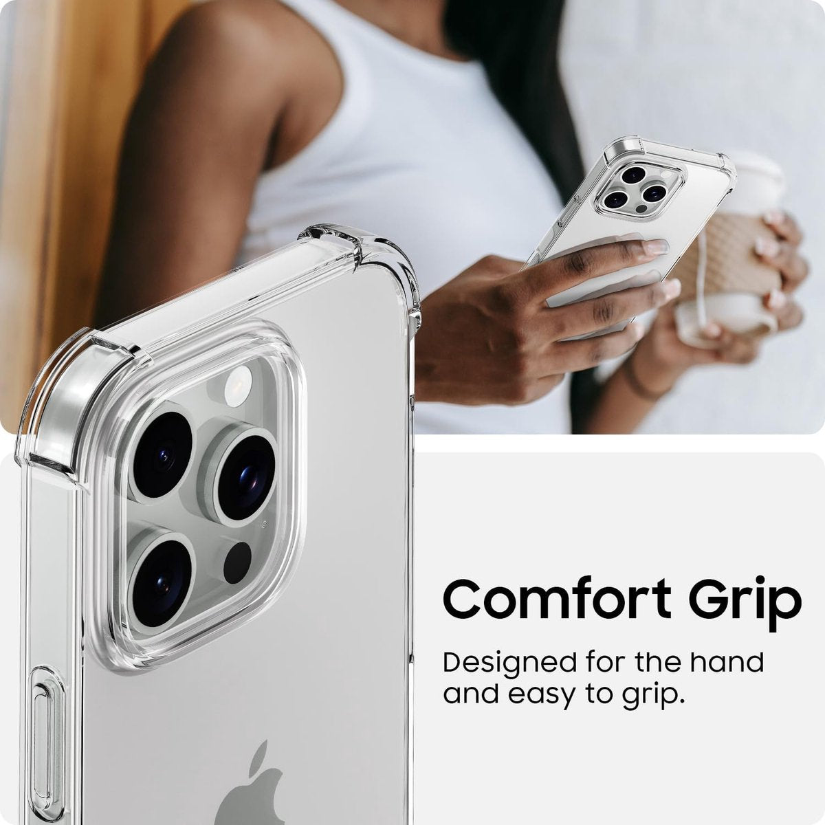 Antishock Sturdy Transparent Case