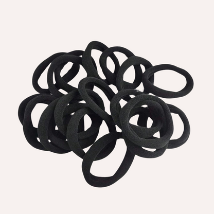 Hair elastics - 100 pieces