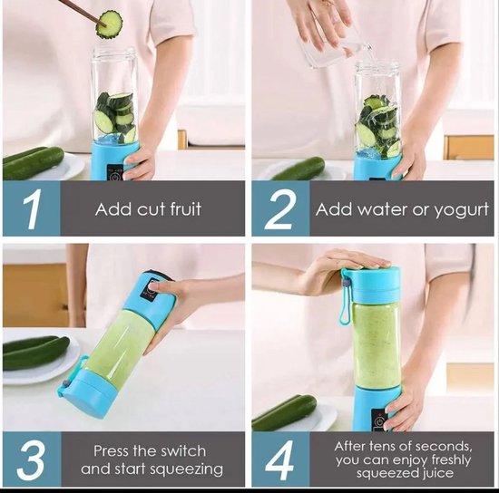 Portable Blender - USB Rechargeable - Smoothie Cup