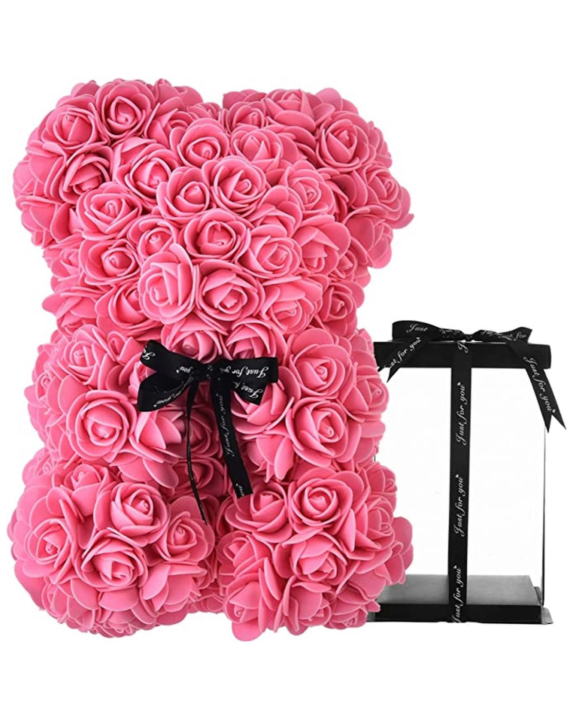 ROSES Teddy Bear 25CM Including Luxury Gift Box!