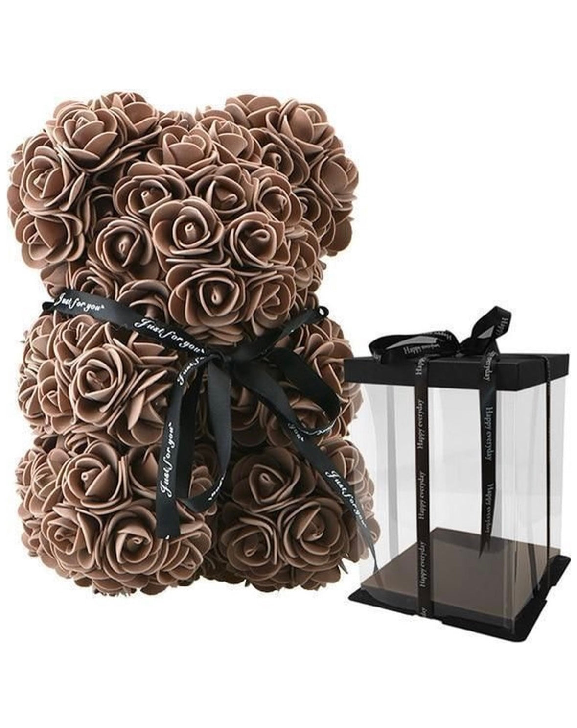 ROSES Teddy Bear 25CM Including Luxury Gift Box!