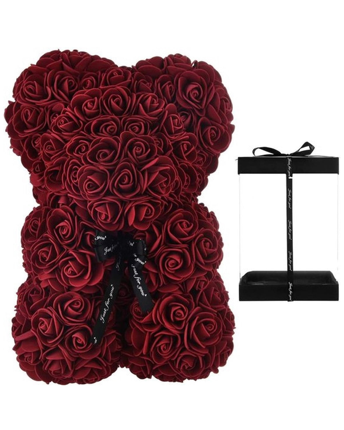 ROSES Teddy Bear 25CM Including Luxury Gift Box!