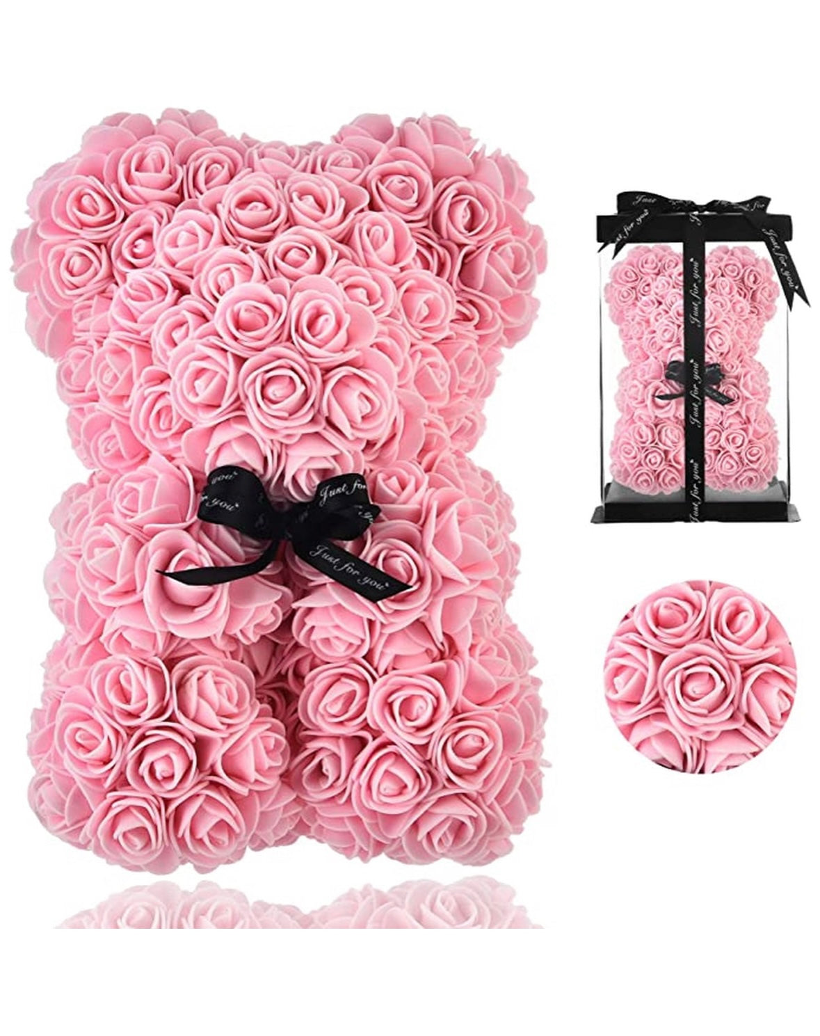 ROSES Teddy Bear 25CM Including Luxury Gift Box!