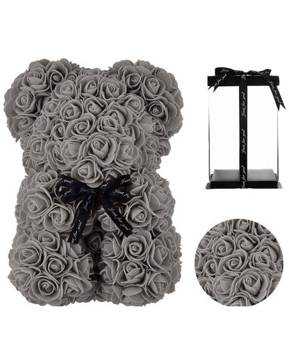 ROSES Teddy Bear 25CM Including Luxury Gift Box!