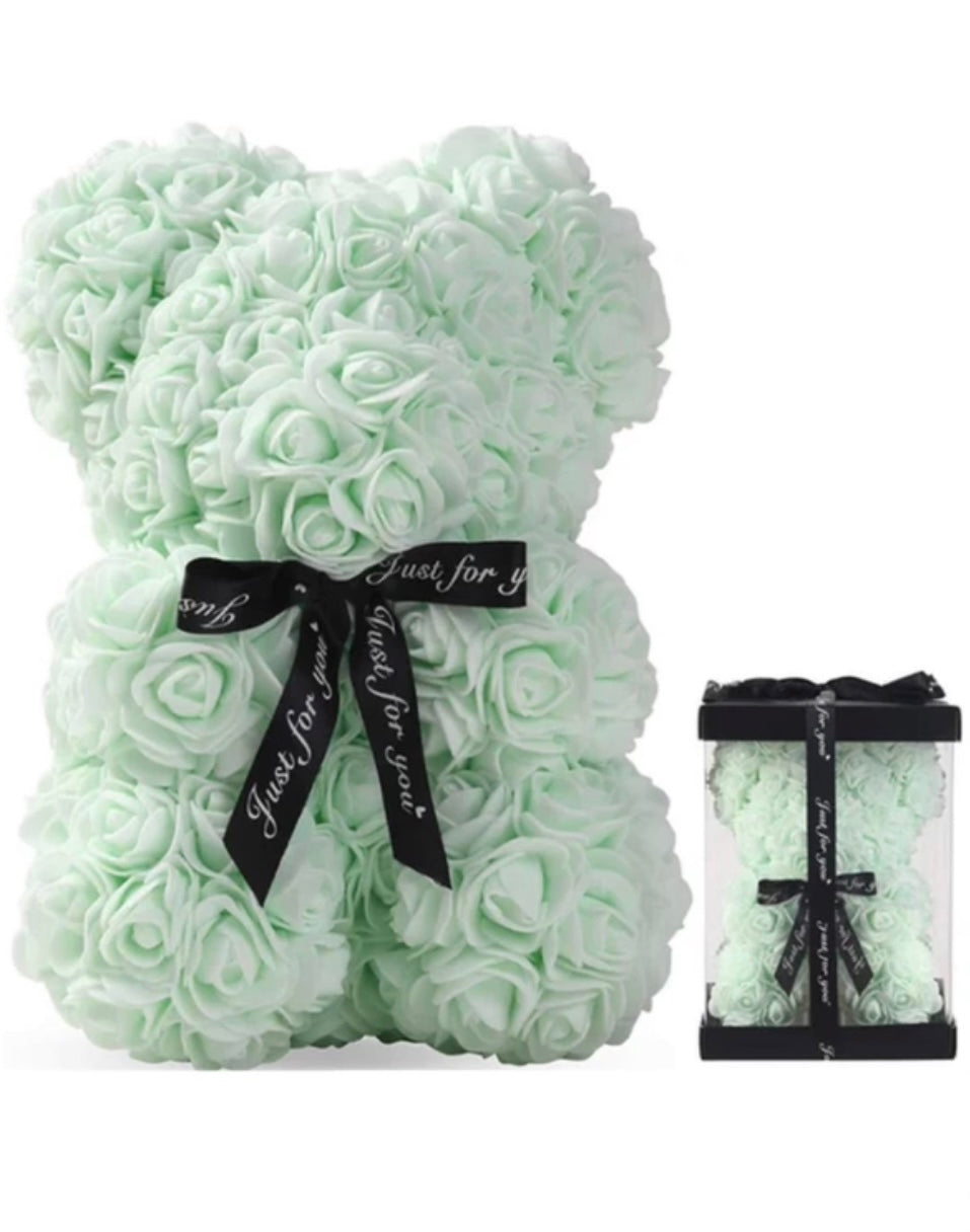 ROSES Teddy Bear 25CM Including Luxury Gift Box!