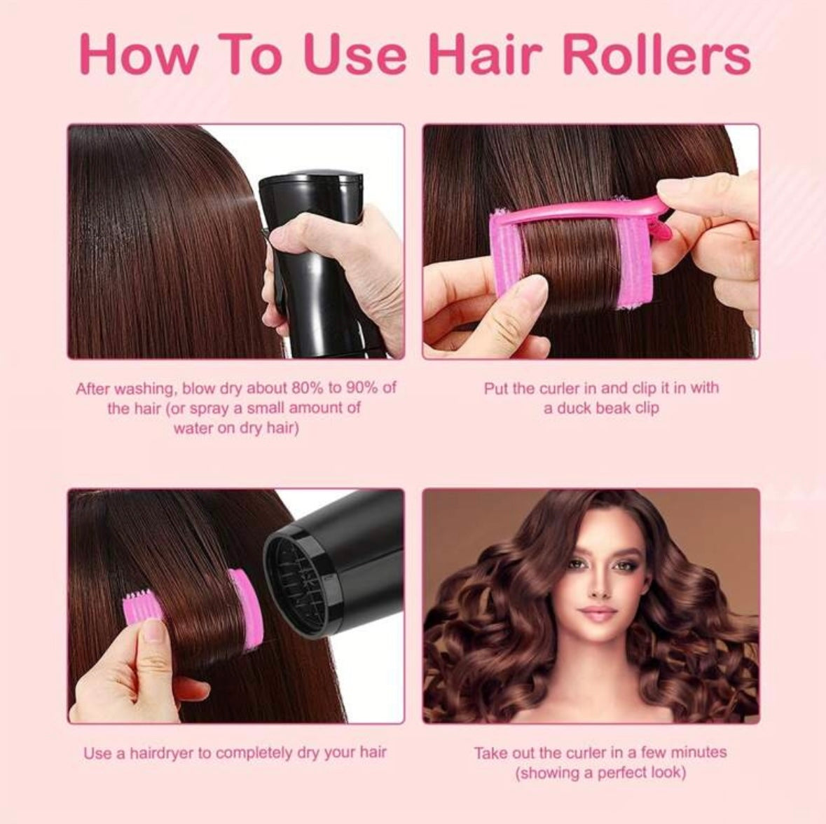 Sevenmoon® curling irons - 24 pieces