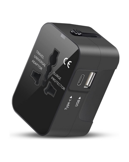 Universeller Reiseadapter - USB-C und USB-A