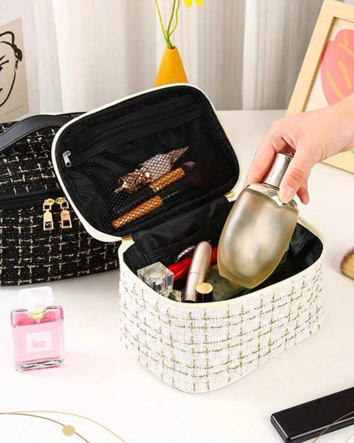 Travel make-up bag