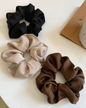 Satin hair scrunchie - 3 pieces
