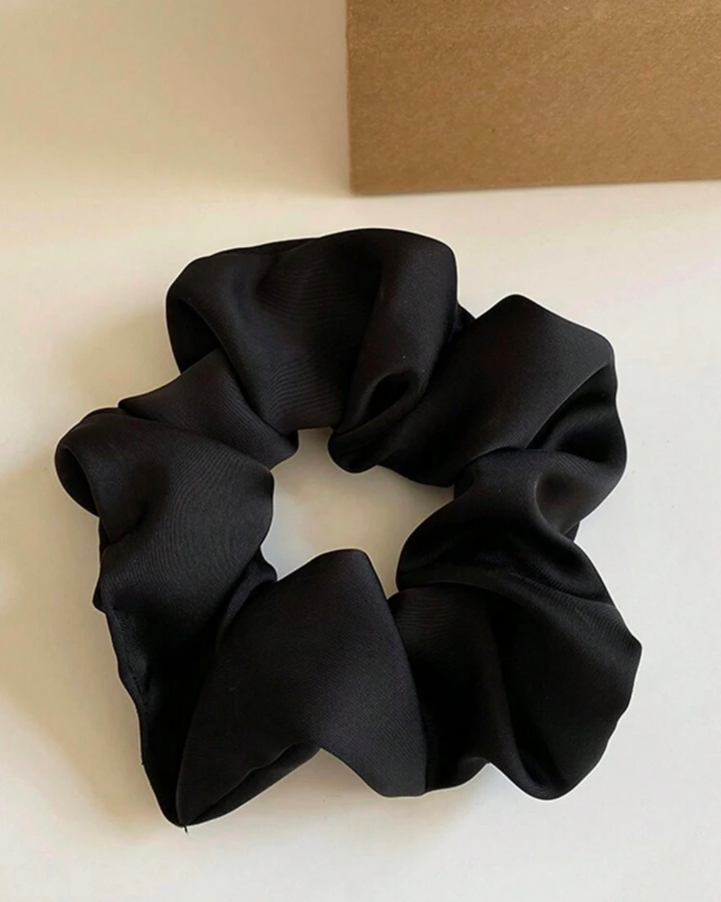Satin hair scrunchie - 3 pieces