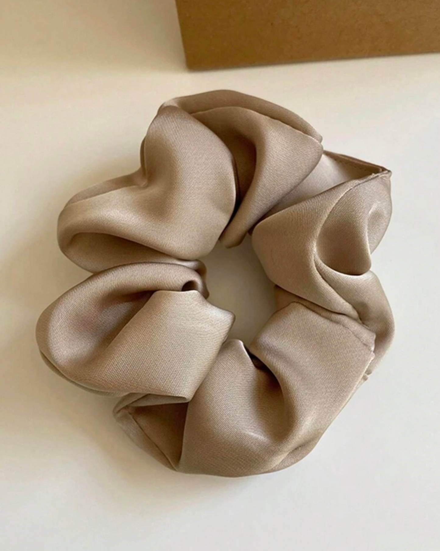 Satin hair scrunchie - 3 pieces
