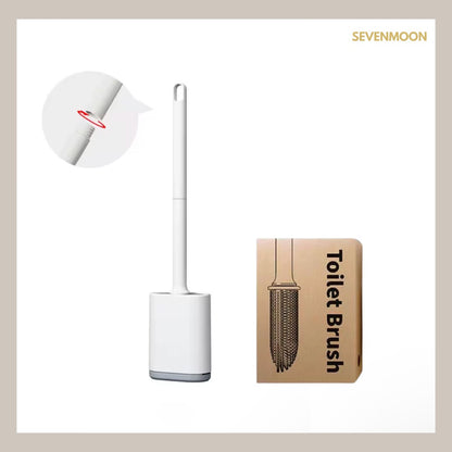 Sevenmoon® silicone toilet brush with holder