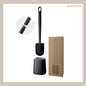 Sevenmoon® luxury silicone toilet brush with holder