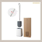 Sevenmoon® luxury silicone toilet brush with holder