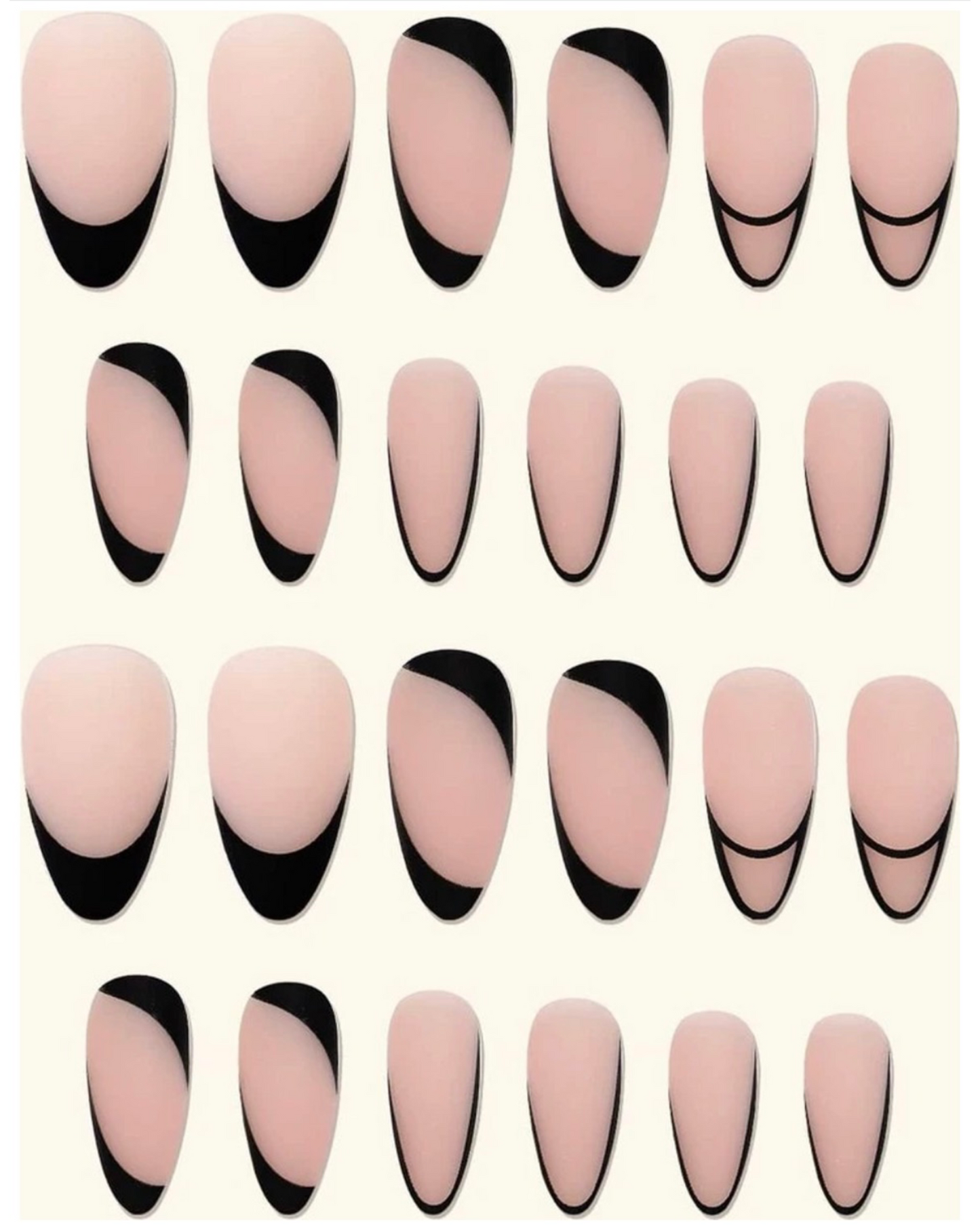 Fake nails - tape 1 sheet &amp; nail file