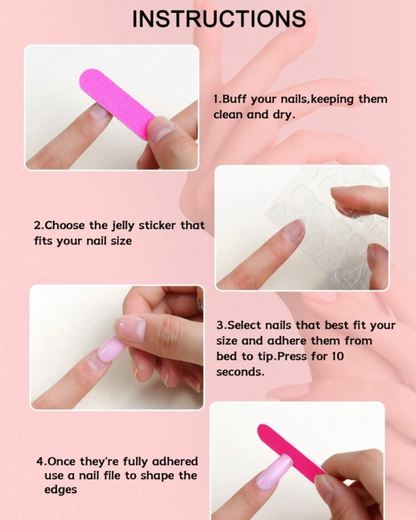 Fake Nails - 24 Pieces