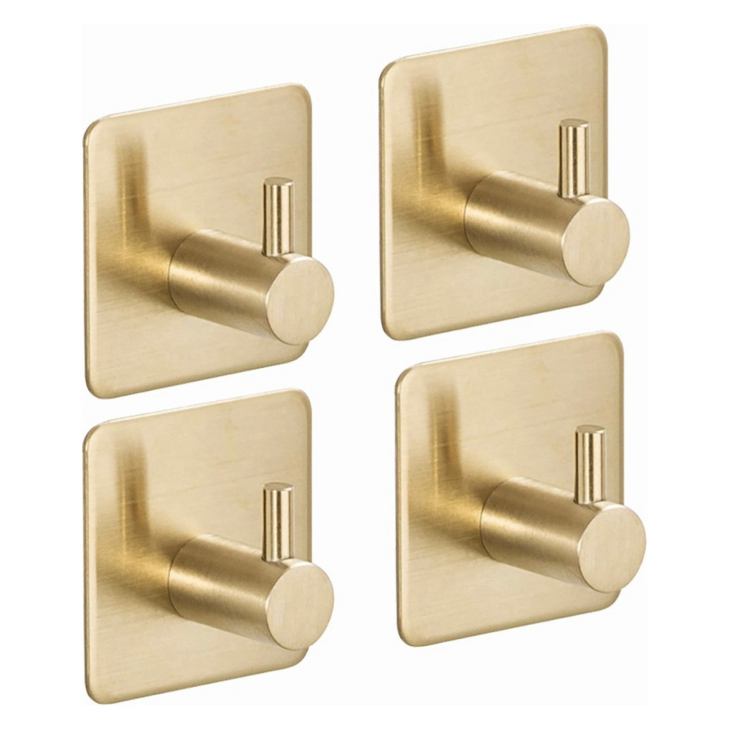 Towel Hooks Self Adhesive - Stainless Steel