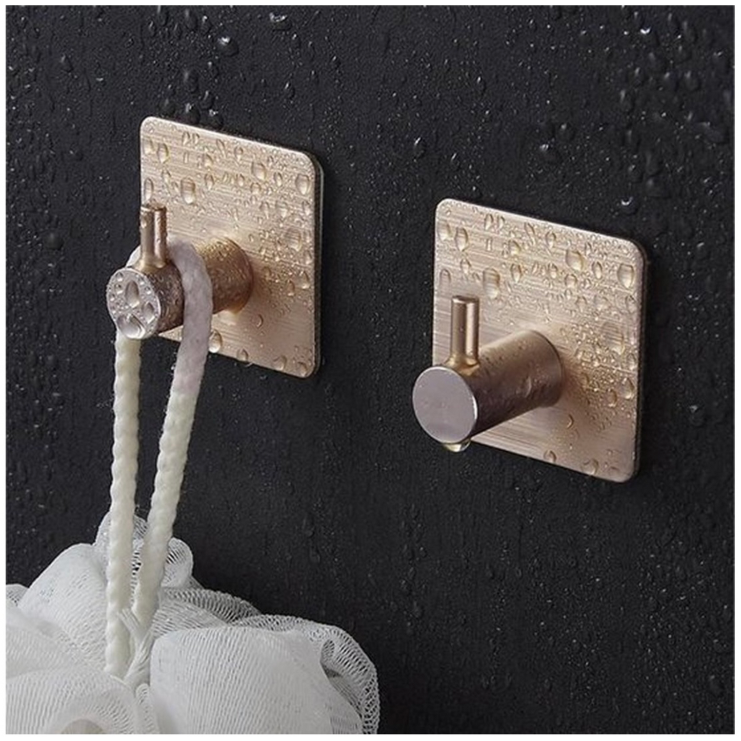 Towel Hooks Self Adhesive - Stainless Steel