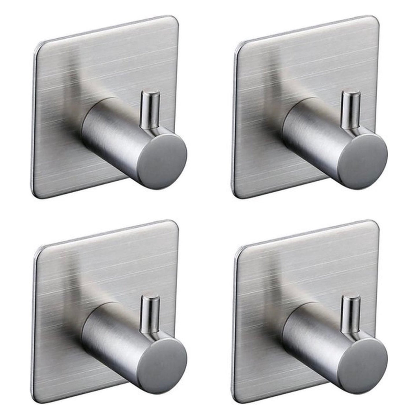 Towel Hooks Self Adhesive - Stainless Steel