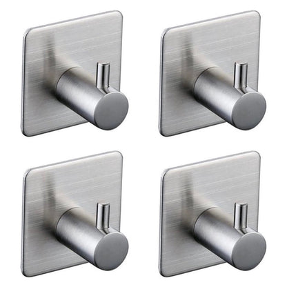 Towel Hooks Self Adhesive - Stainless Steel