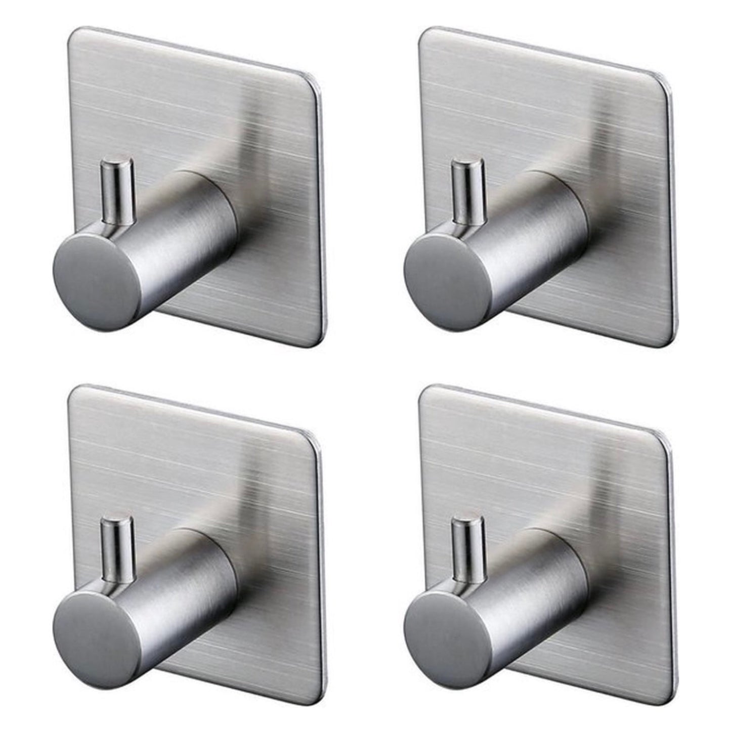 Towel Hooks Self Adhesive - Stainless Steel