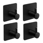 Towel Hooks Self Adhesive - Stainless Steel